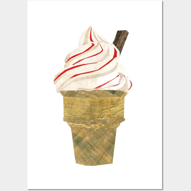 Ice cream - mini cone Wall Art by Babban Gaelg